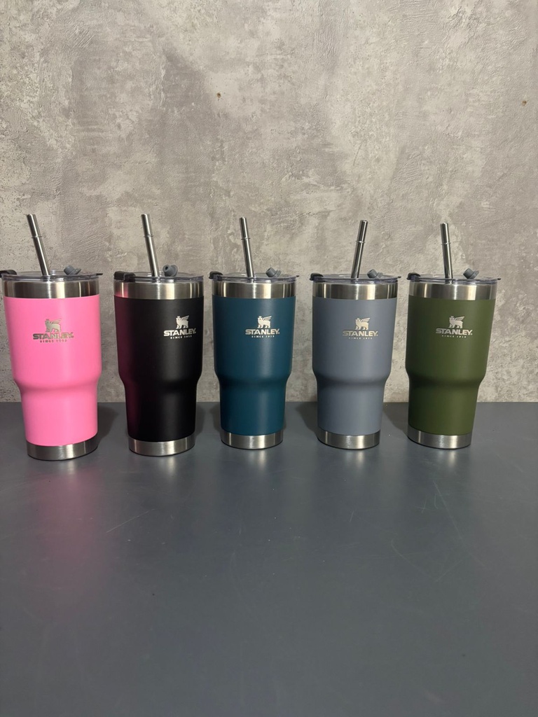 VASO TERMICO CON SORBETE DE METAL 560 ML AR4211