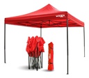GAZEBO WAGGS GZBO02 3X3 MTS SIN PAREDES ROJO