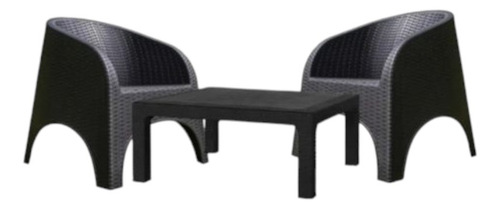 SET JARDIN 2 SILLON NEPAL + MESA ALEJITO SIMIL RATAN