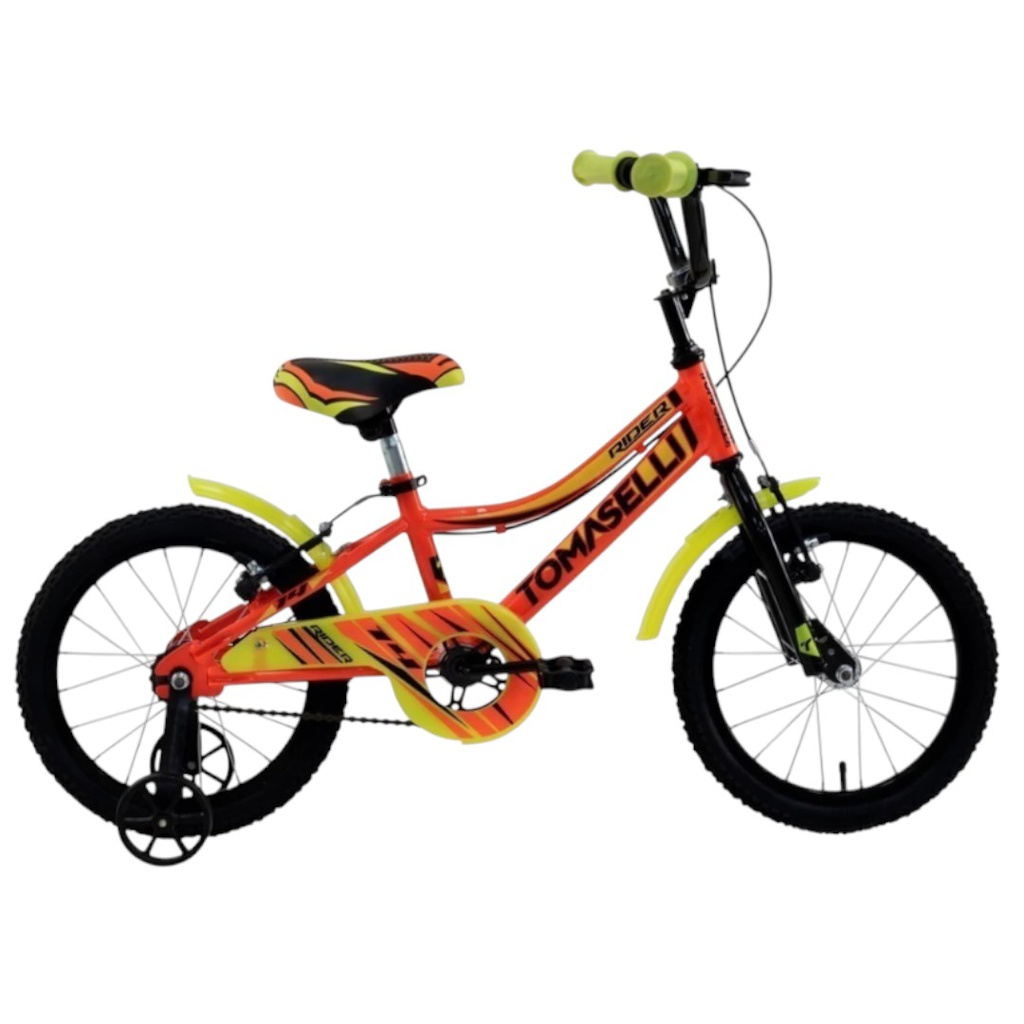 BICICLETA TOMASELLI RIDER R14 TRID140NARAMA NARANJA AMARILLO