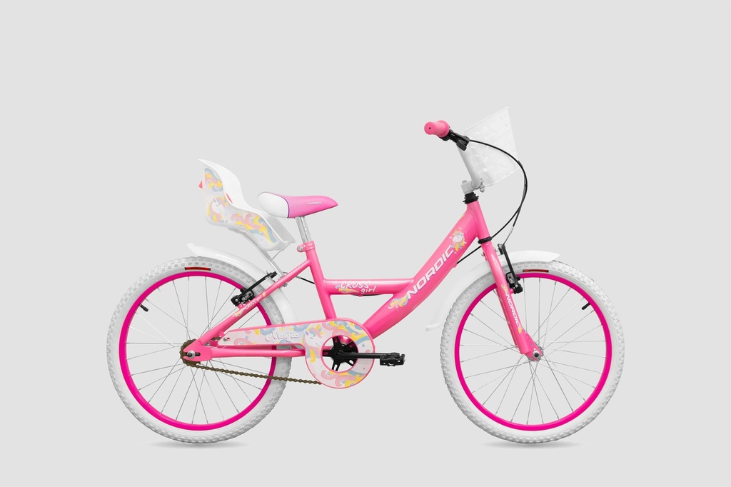 BICICLETA PERETTI NORDIC CROSS R20 DAMA FUCSIA BLANCO 0017756