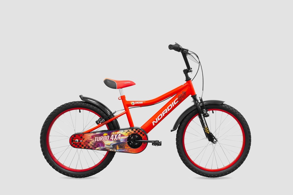 BICICLETA PERETTI NORDIC CROSS R20 VARON ROJO BLANCO NEGRO 0017758