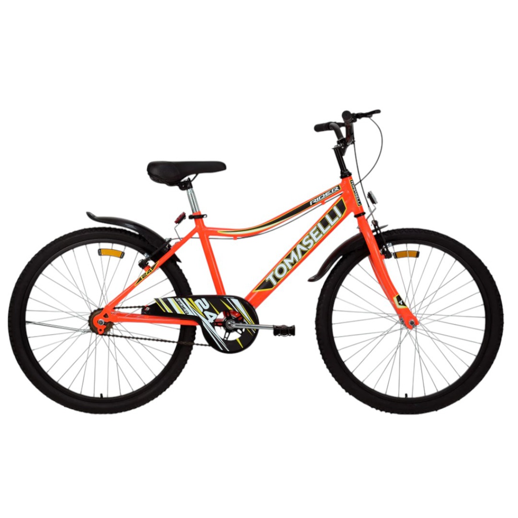 BICICLETA TOMASELLI RIDER R24 TRID240NARAMA NARANJA AMARILLO