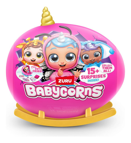 MUÑECA SORPRESA BABYCORNS BEBOTE ZURU – 15 SORPRESAS SERIE 1 7700