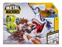 PISTA DE AUTOS METAL MACHINES ZURU SHARK ATTACK CON LANZADOR
