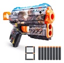 BLASTER LANZA DARDOS X-SHOT SKINS FLUX JURASSIC WORLD ZURU – 8 DARDOS INCLUIDOS