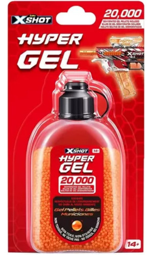 RECARGA BOLITAS HIDROGEL X-SHOT HYPERGEL ZURU – 20000 UNIDADES