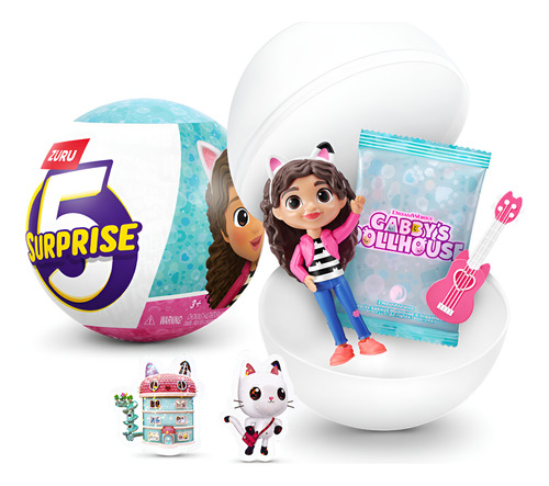 MINI BRANDS GABBY'S DOLLHOUSE 5 JUGUETES SORPRESA 7858