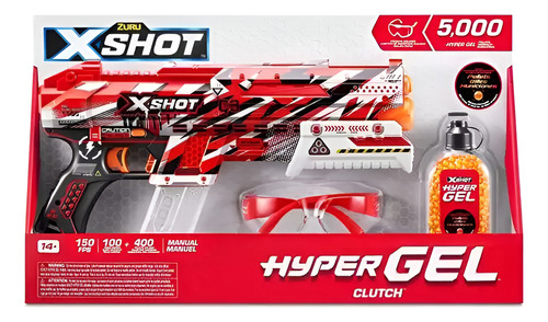 BLASTER HIDROGEL X-SHOT HYPER GEL CLUTCH 5000 – INCLUYE 5000 BOLITAS