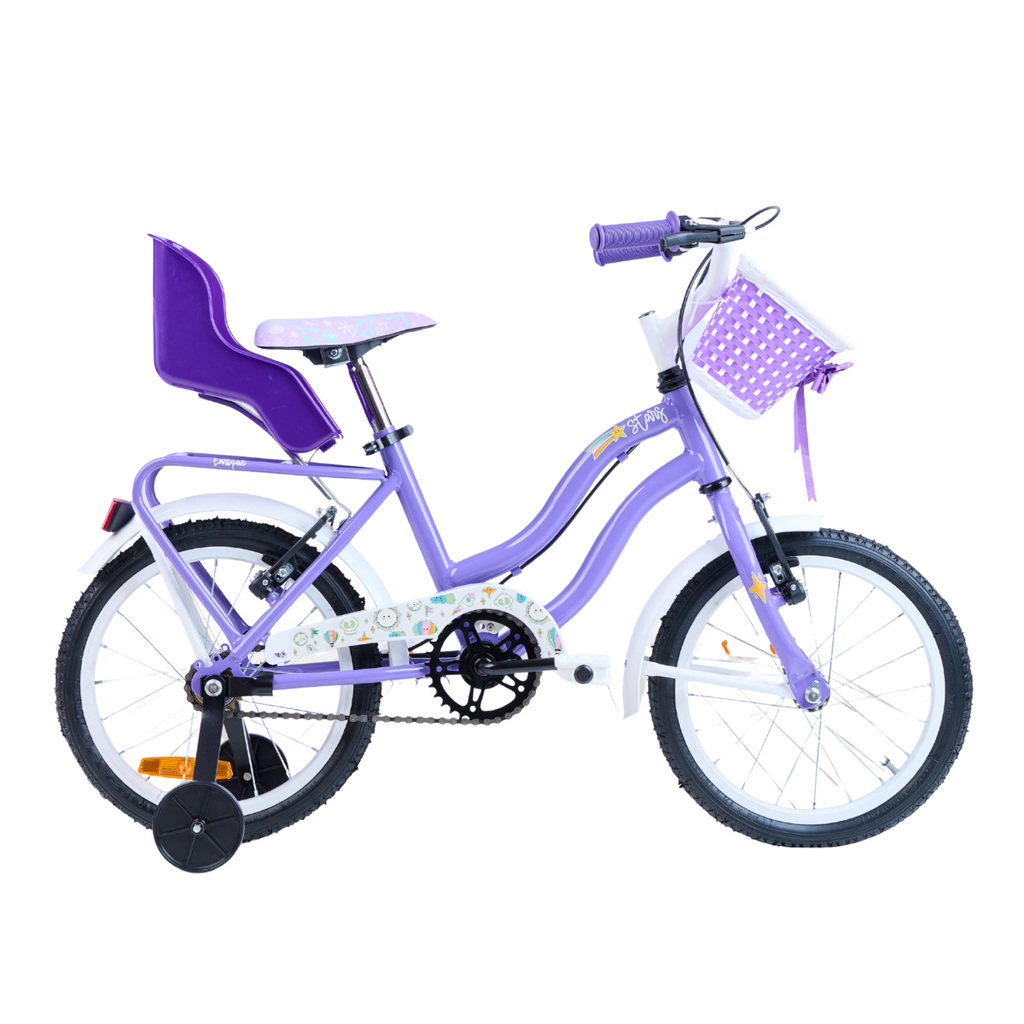 BICICLETA ENRIQUE STARS R14 DAMA C/CANASTO MILKA