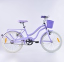 BICICLETA ENRIQUE STARS R20 C/CANASTO DAMA LILA