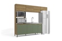 KIT COCINA COMPACTA KAPPESBERG L780A NGVE C/ MESADA