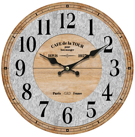 RELOJ DE PARED SIN VIDRIO 29 CM PL3060