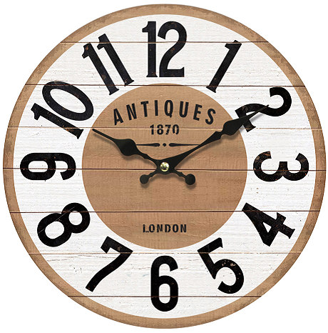 RELOJ DE PARED SIN VIDRIO 49CM PL7062