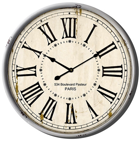 RELOJ PARED METAL 50 CM H2710