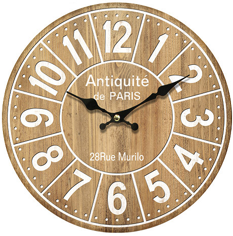 RELOJ DE PARED SIN VIDRIO 29 CM PL3063