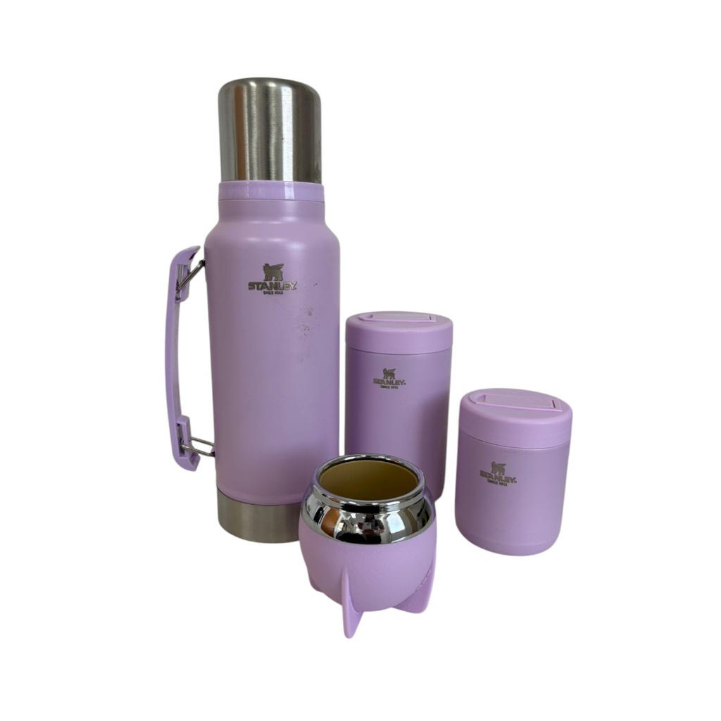 SET MATERO STANLEY TERMO + MATE + AZUCARERA Y YERBERA