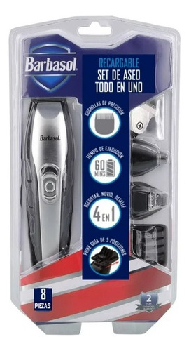 CORTA BARBA BARBASOL CBT1-5500-ARG GROOMING KIT 4 en 1