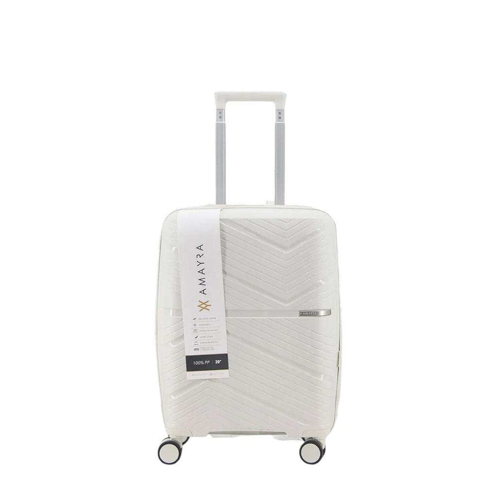VALIJA AMAYRA 20" 67.8021WR PP BLANCO