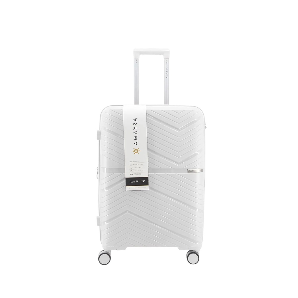 VALIJA AMAYRA 24" 67.8021WR PP BLANCO
