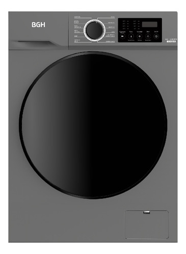 LAVARROPAS BGH BWFE08S24AR 8KG INVERTER FRONTAL SILVER