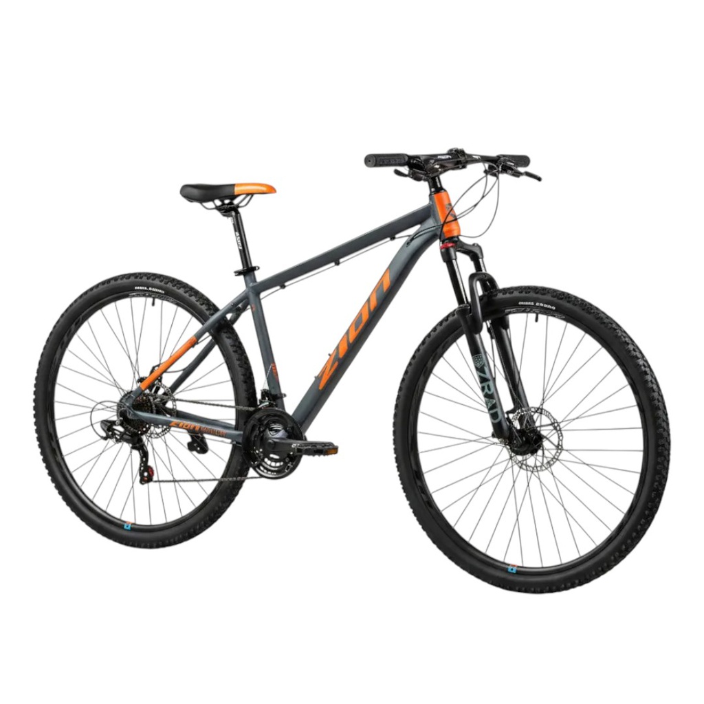 BICICLETA ZION ASPRO GNR TALLE L GRIS NARANJA