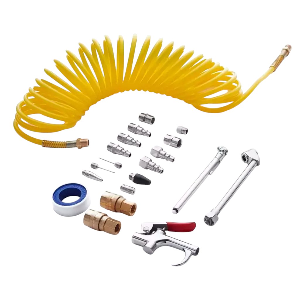 KIT ACCESORIOS PARA COMPRESOR LUSQTOFF KACL20-9 20 PIEZAS