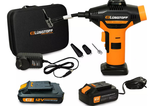 INFLADOR LUSQTOFF IL150-8 A BATERIA C/MEDIDOR DIGITAL