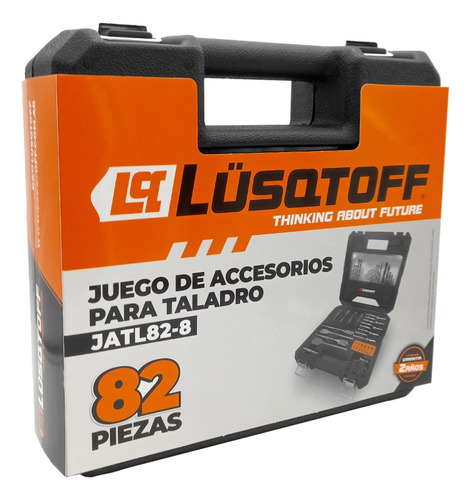 JUEGO DE BROCAS Y ACCESORIOS PARA TALADRO LUSQTOFF JATL82-8 82 PIEZAS