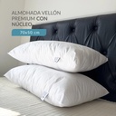 ALMOHADA CABO BLANCO 70X50 VELLON PREMIUM C/NUCLEO 2103