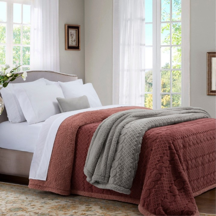 FRAZADA POLONIA 1 1/2 PLAZA TERRA ALC2025/1