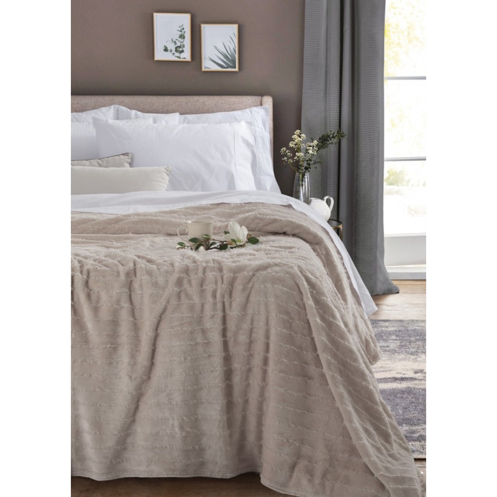 FRAZADA ALCOYANA GINEBRA 2 1/2 PL ALC2079/3 ROSA