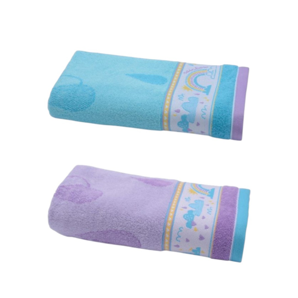 TOALLON ARCO IRIS DROPS AI450JBARDRO LILA