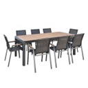 JUEGO JARDIN UTILE APOLO UT-1230 ESTRUCTURA ALUMINIO