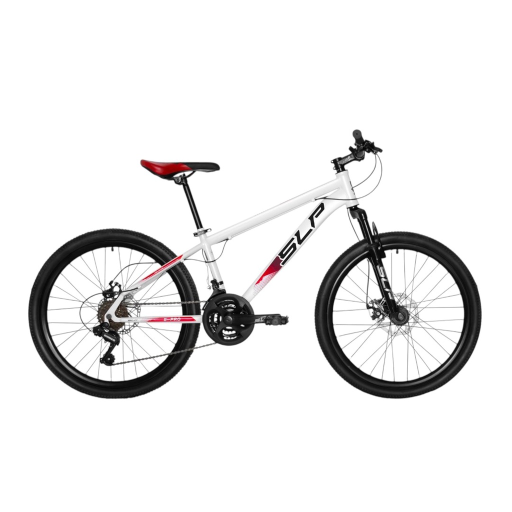 BICICLETA SLP MTB 5 PRO R24 T13 BLANCO NEGRO ROJO 0017278