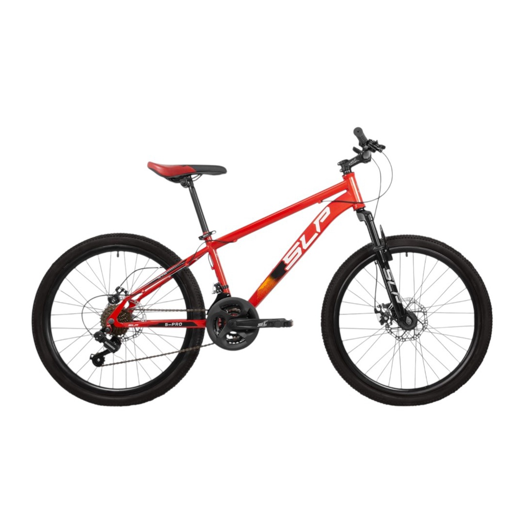BICICLETA SLP MTB 5 PRO R24 T13 ROJO BLANCO NEGRO 0017278