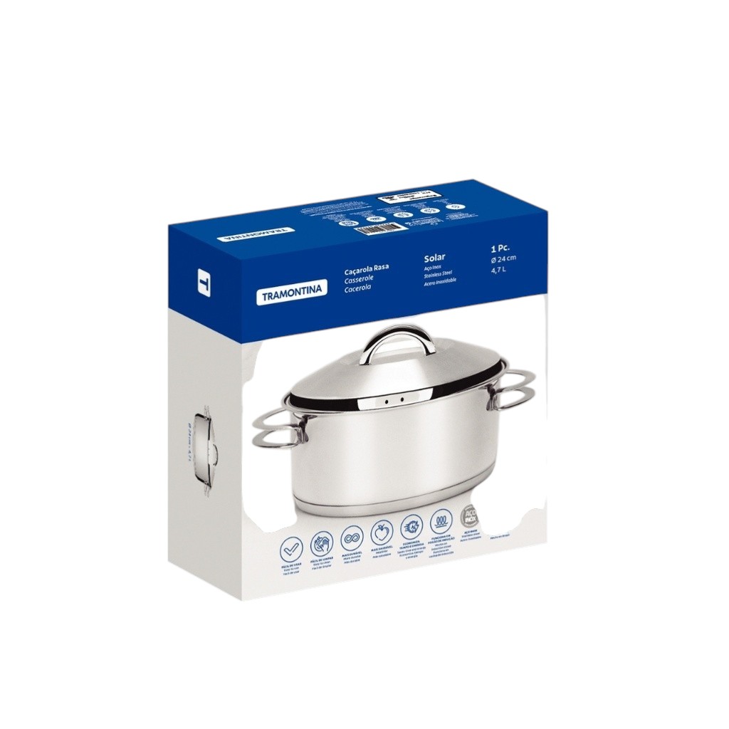 CACEROLA TRAMONTINA 62503/240 SOLAR 24CM