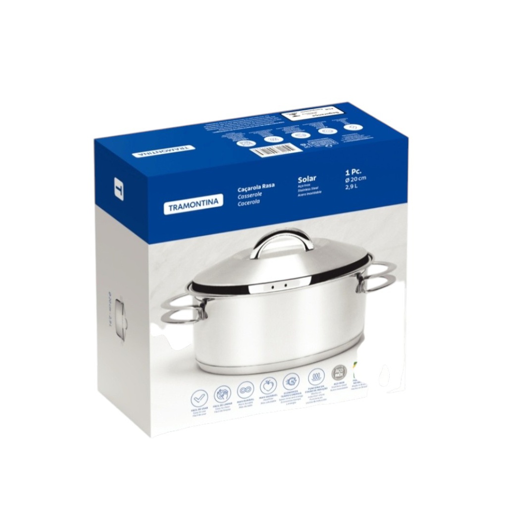 CACEROLA TRAMONTINA 62503/200 SOLAR 20 CM