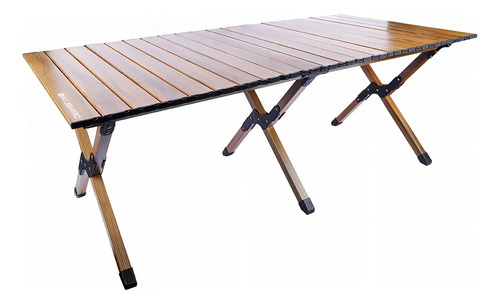 MESA DE CAMPING KUSHIRO KU1MES0012 ENRROLLABLE DE ALUMINIO