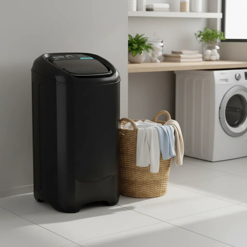 SECARROPAS CENTRIFUGADORA 10KG WANKE COMFORT CWAT100B2026 NEGRO