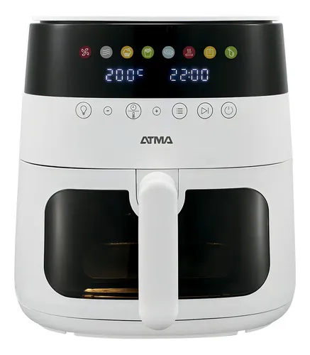 FREIDORA DE AIRE ATMA FR248AWP 8L CON VENTANA BLANCA