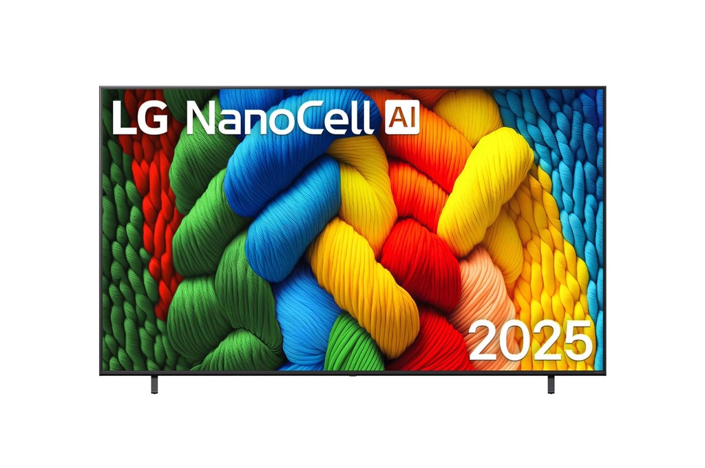 SMART TV LG 75" 75NANO80ASA NANOCELL ULTRA HD AI THINQ 