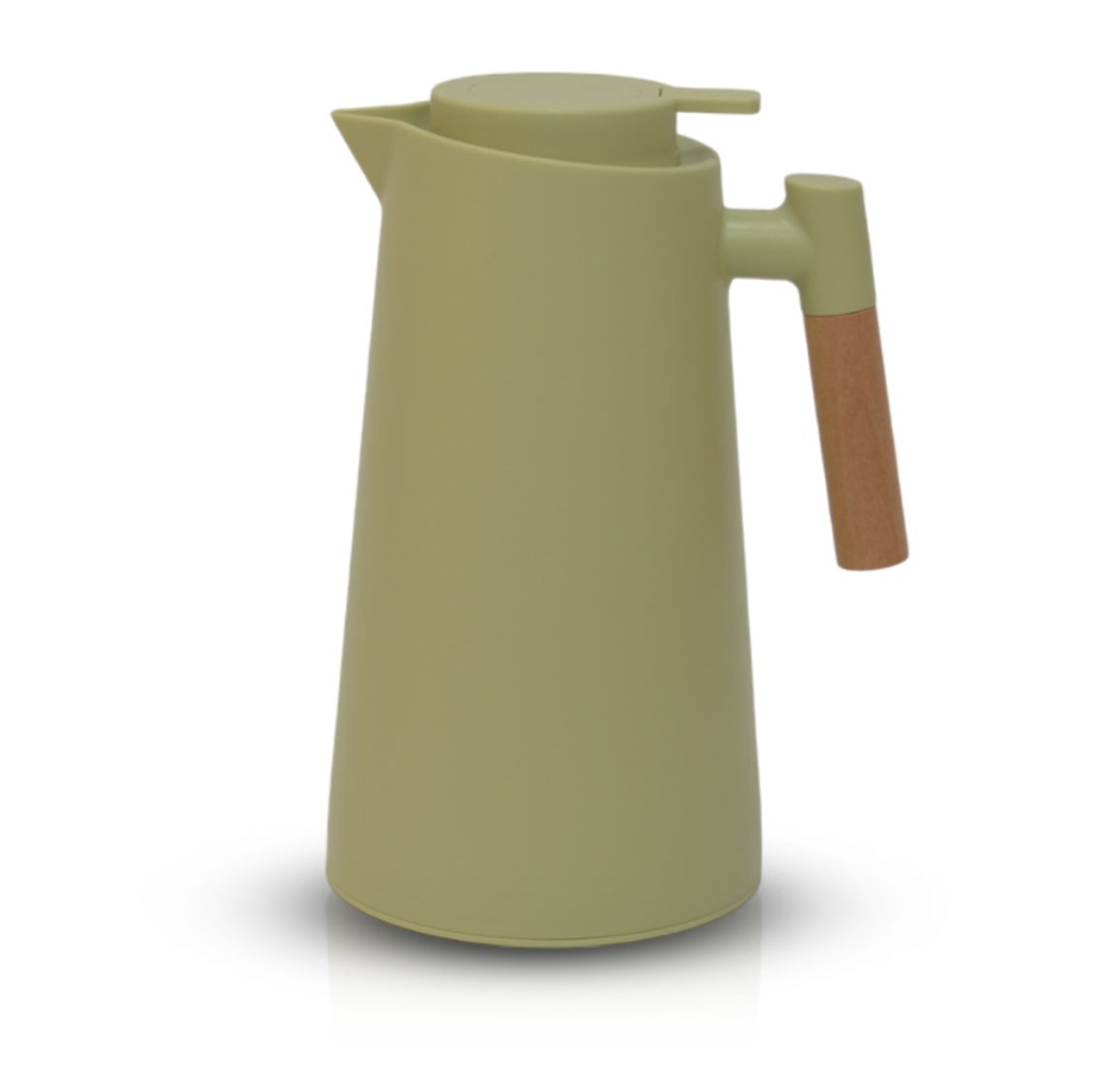 JARRA TERMICA VERDE 1L ES4045V CON ASA BAMBU