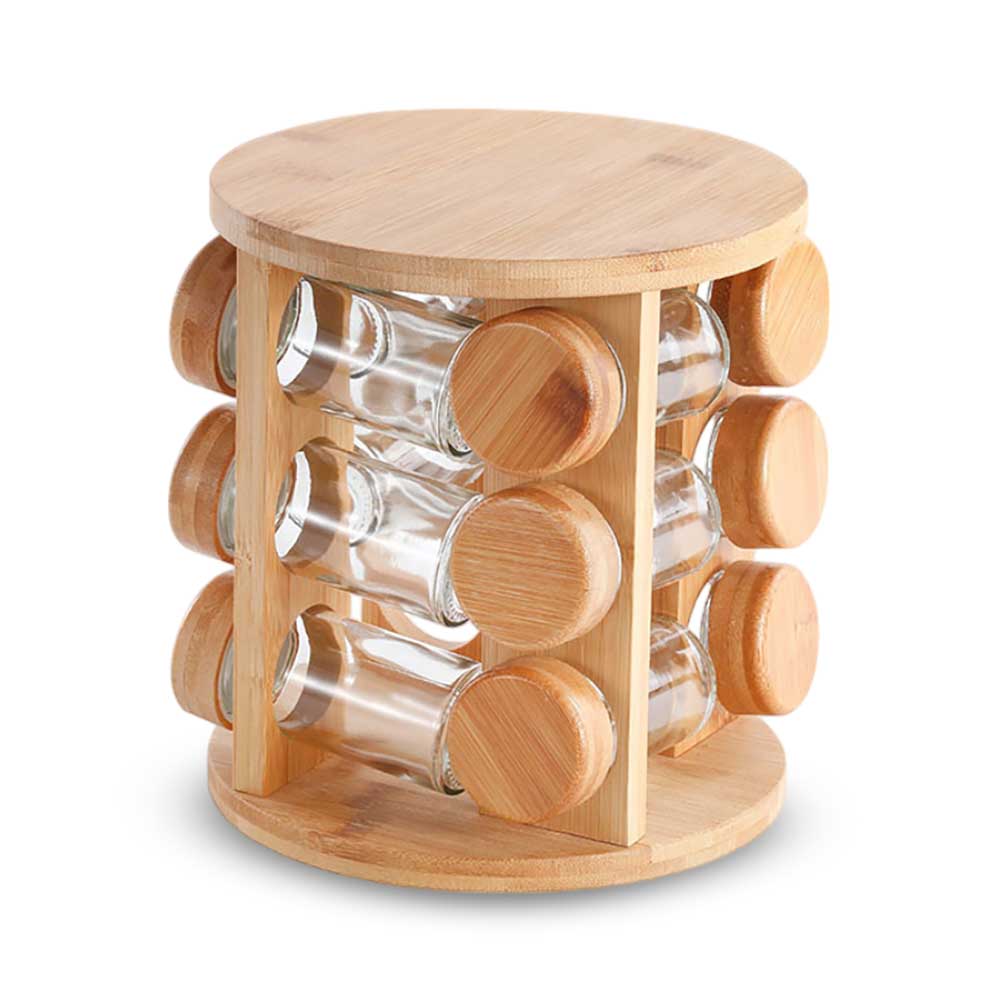 ESPECIERO GIRATORIO REDONDO 9 FRASCOS 100ML C6032