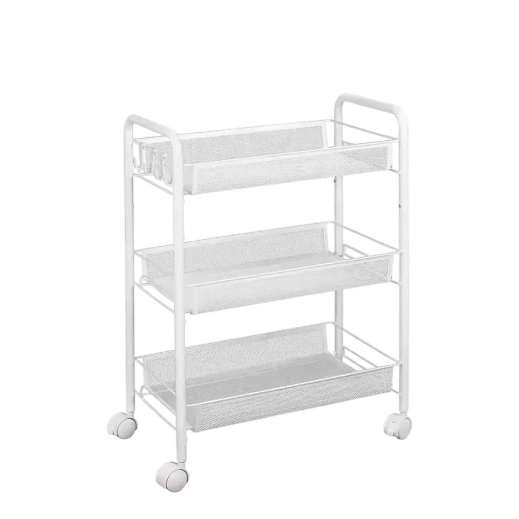 CARRITO ORGANIZADOR LEMONPIE CS-05 METALICO BLANCO