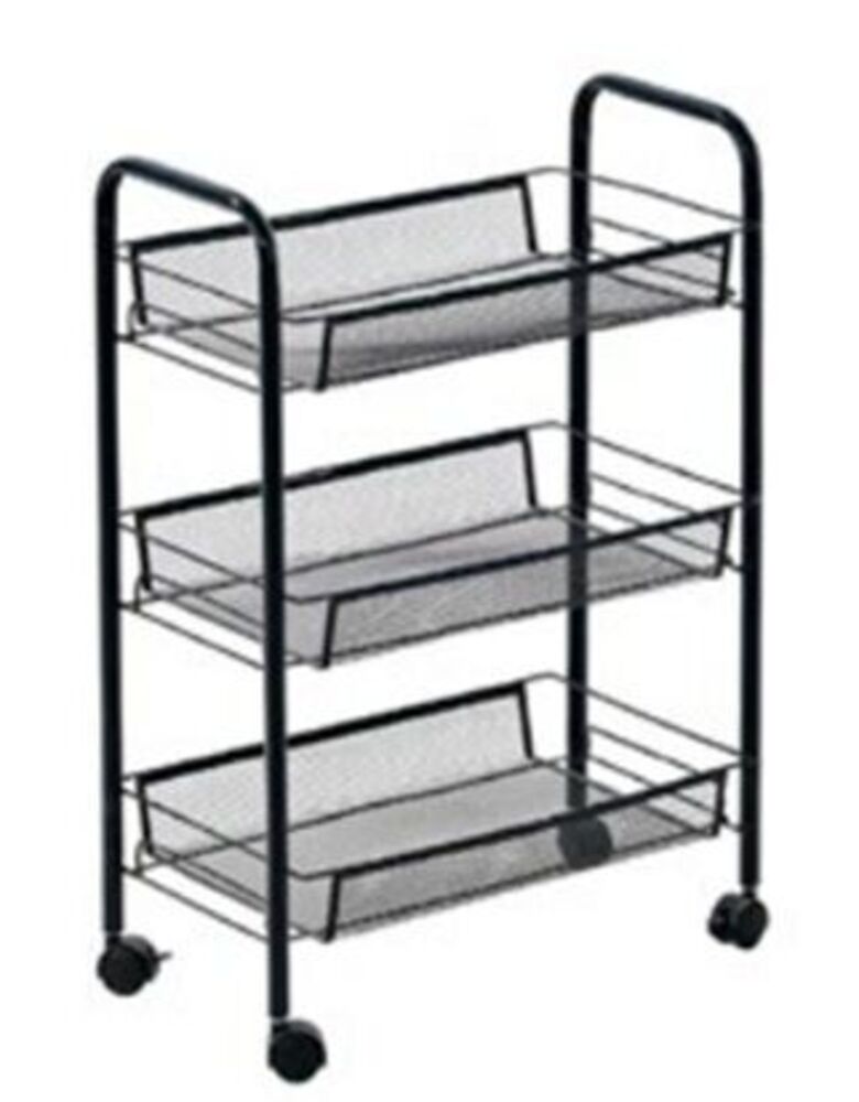 CARRITO ORGANIZADOR LEMONPIE CS-05 METALICO NEGRO 