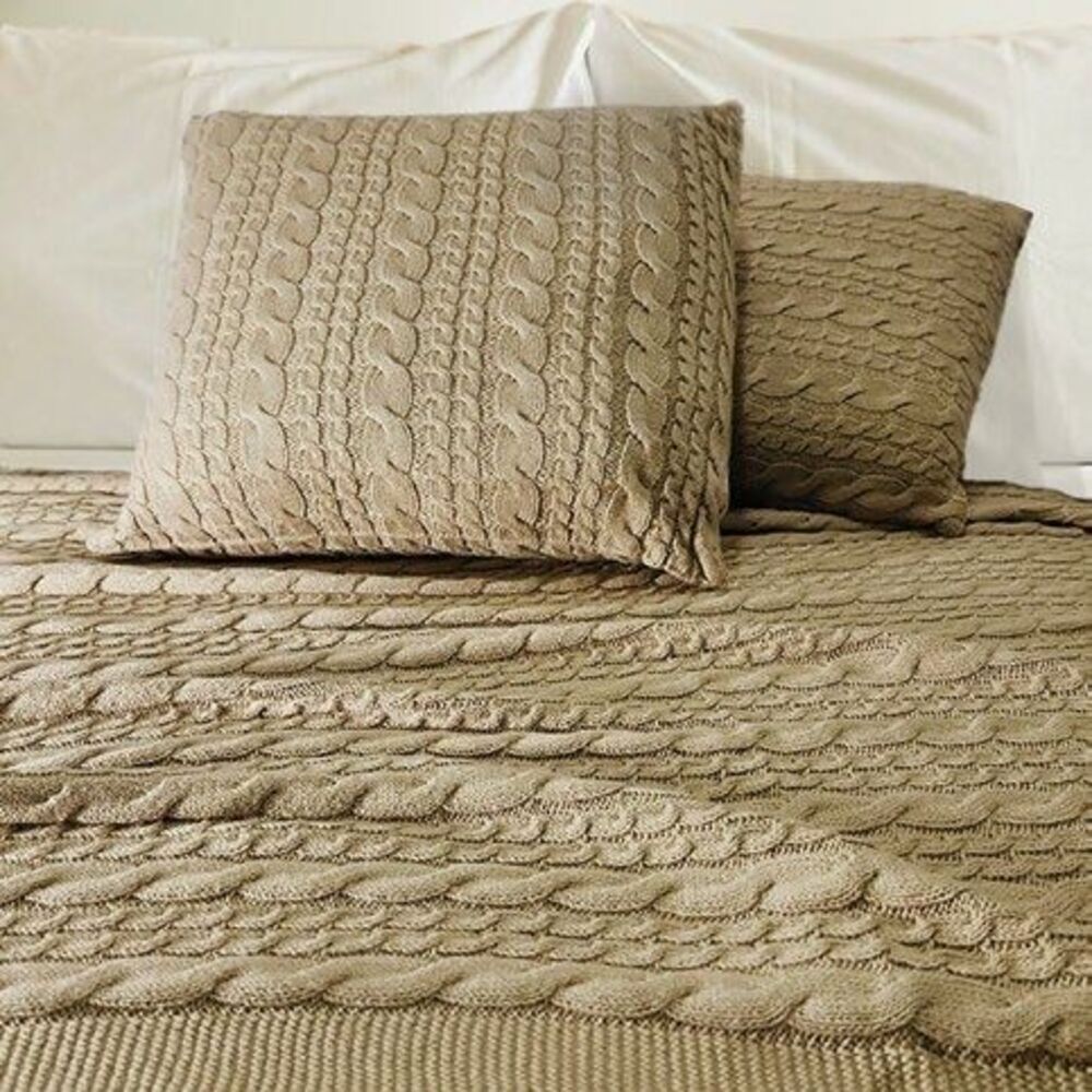 MANTA MATYA CON ALMOHADON NATURAL 100X150 CM 3810221