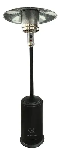 CALEFACTOR DE PATIO KLD KLDHCP01 HONGO A GAS NEGRO 