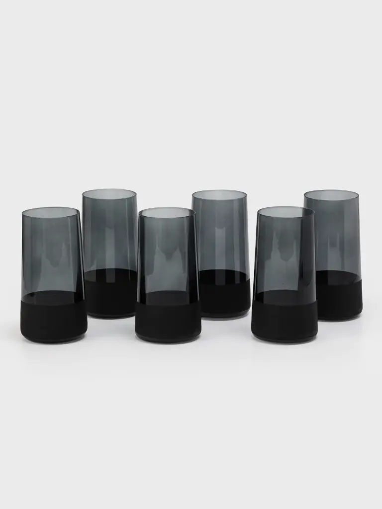 VASO X6 MIURI EFFECT 540ML NEGRO 101144