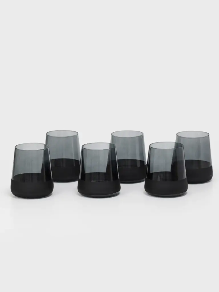 VASO X6 MIURI EFFECT 420 ML NEGRO 101146